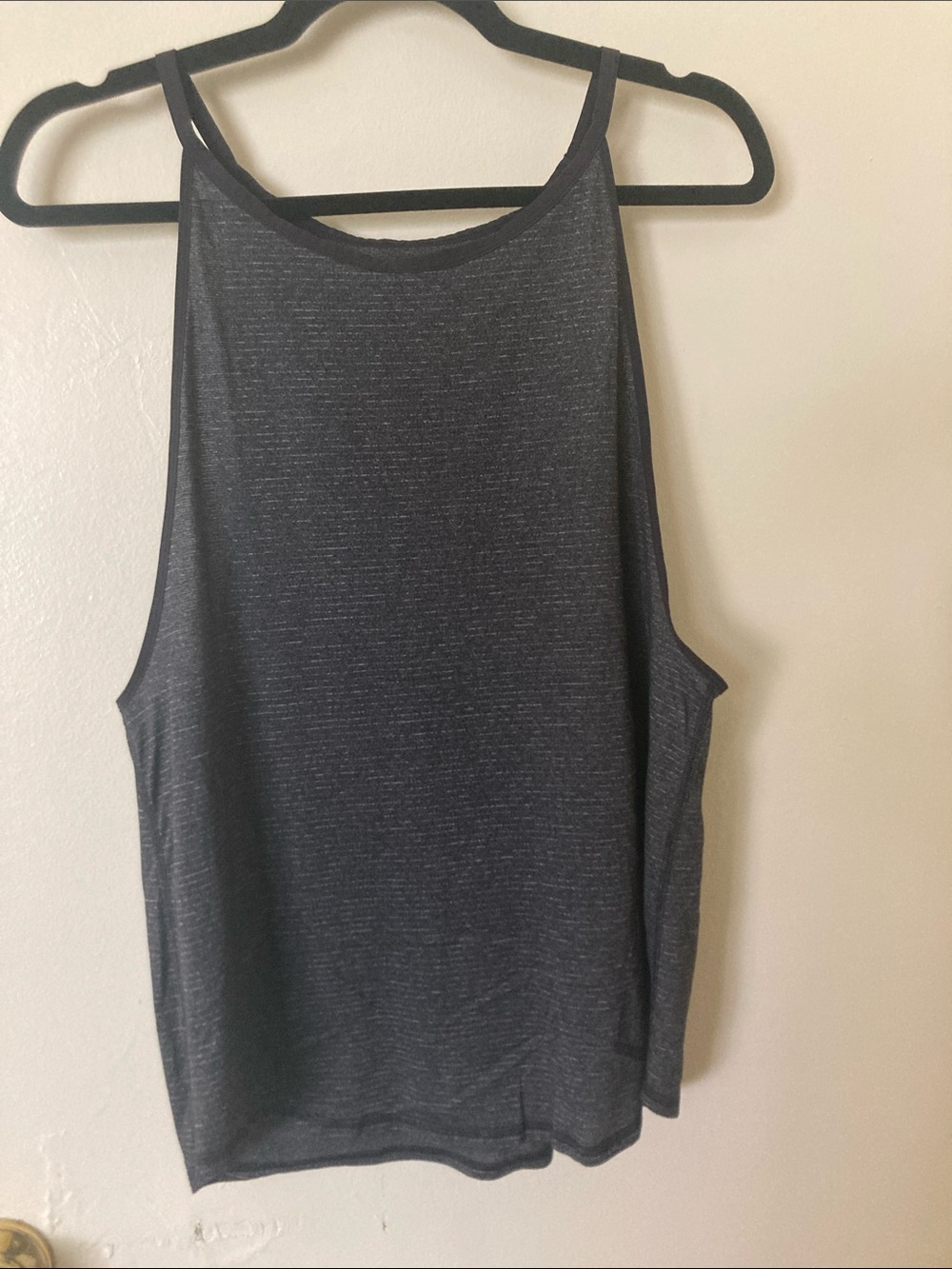lululemon athletica Charcoal Heather High-Neck Racerback Tank